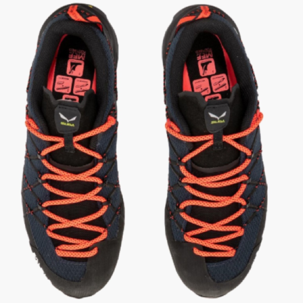Men's Athletic Trail Shoes - Black & Orange